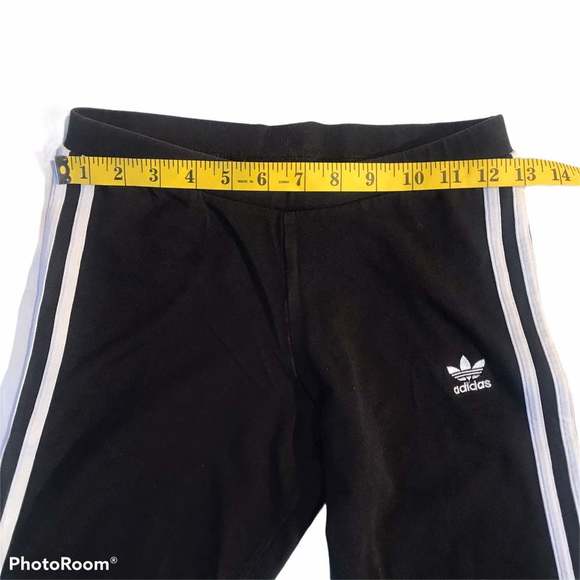 Adidas Three Stripe Cotton Leggings XS - Picture 8 of 10